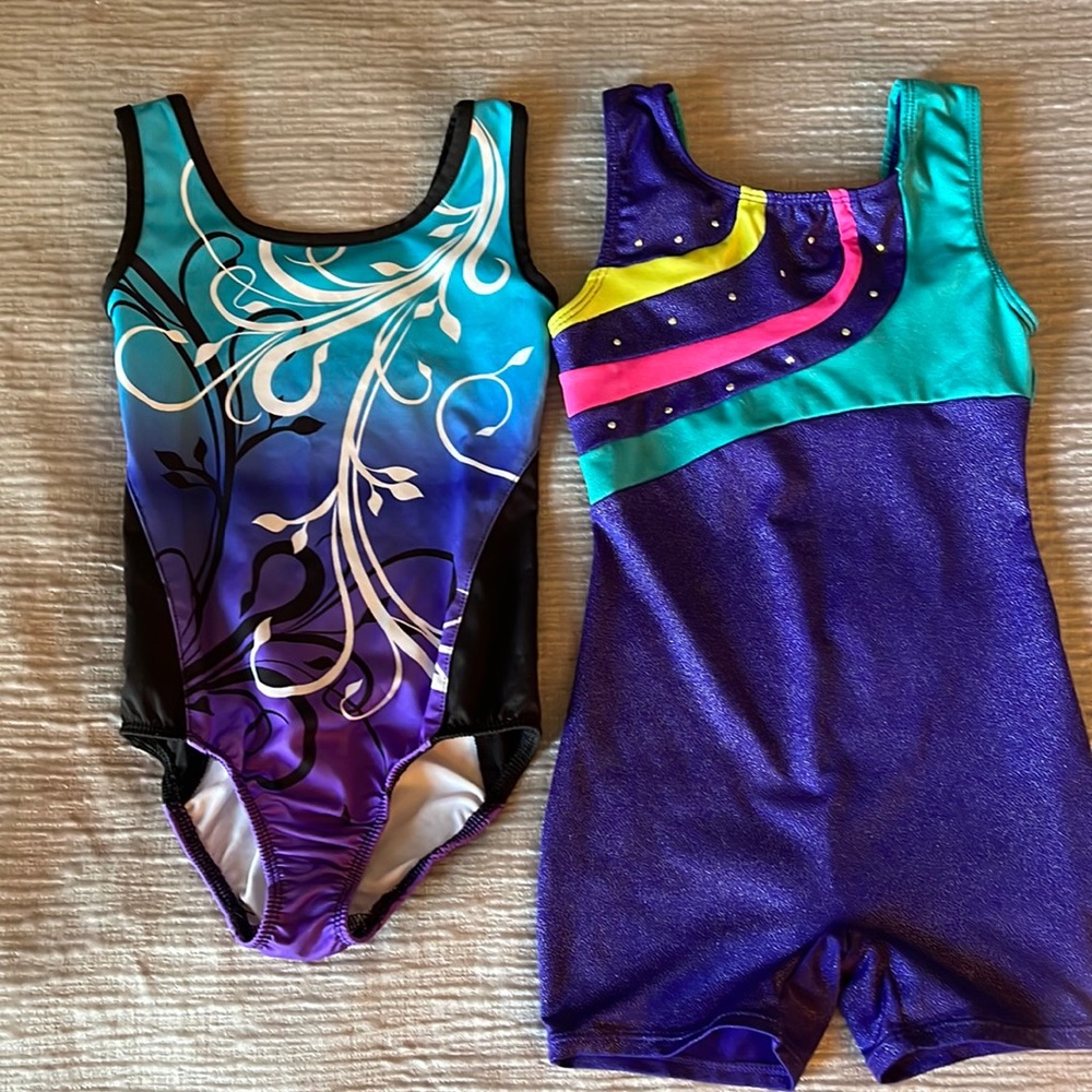 Gymnastics 2 outfits size 4-6yrs